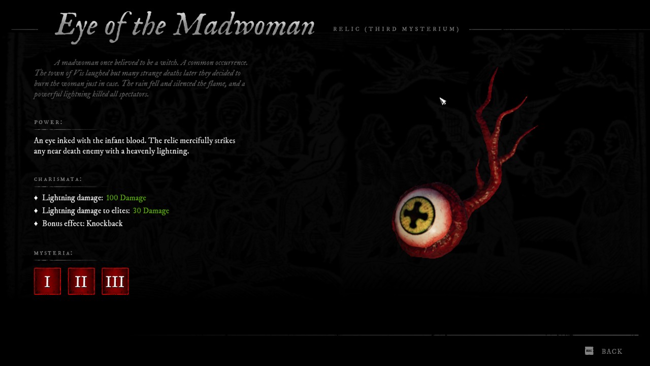 Witchfire, Eye of the Madwoman, Relic, Game Guide