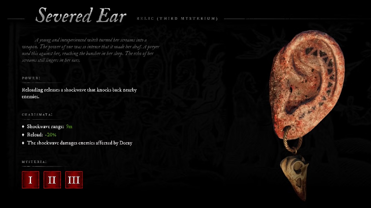 Witchfire, Severed Ear, Relic, Game Guide