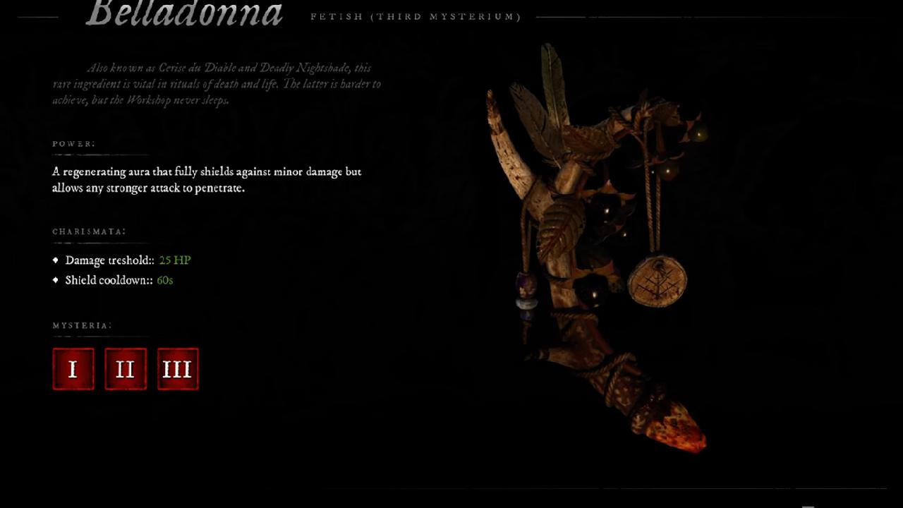 Witchfire, Game Guide, Belladonna, Fetish