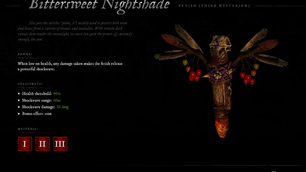 Witchfire, Game Guide, Bittersweet Nightshade, Fetish,