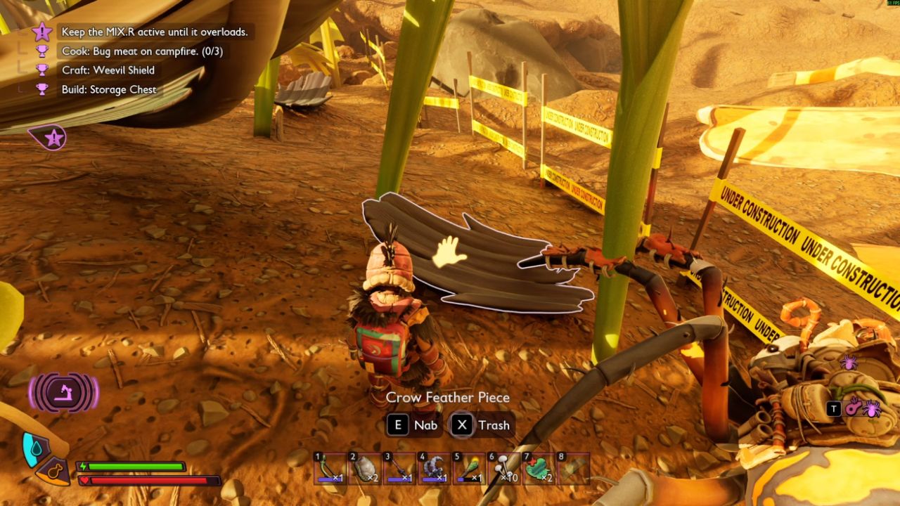 Grounded 2, PC, Gameplay, Crow Feather Piece Locations, Screenshot, NoobFeed