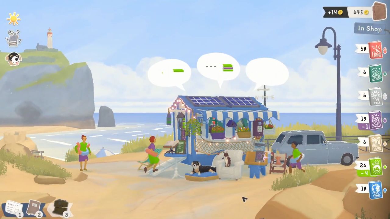 Tiny Bookshop, PC, Gameplay, Mastering Caf&eacute; Libert&eacute;, Screenshot, NoobFeed