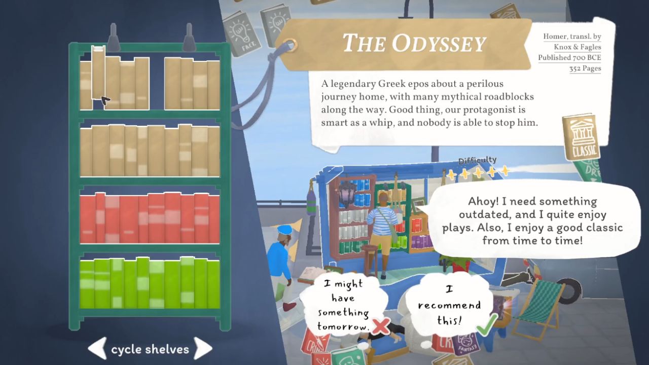 Tiny Bookshop, PC, Gameplay, Mastering Caf&eacute; Libert&eacute;, Screenshot, NoobFeed