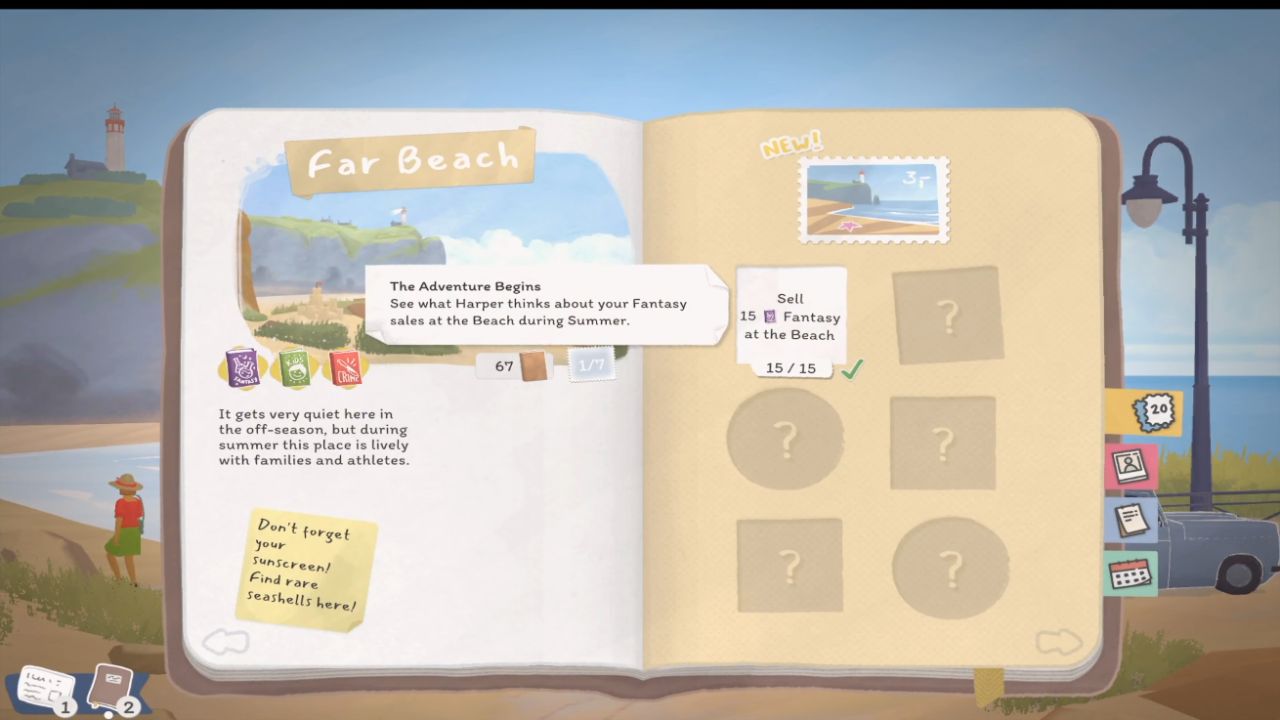 Tiny Bookshop, PC, Gameplay, Far Beach Challenges, Screenshot, NoobFeed