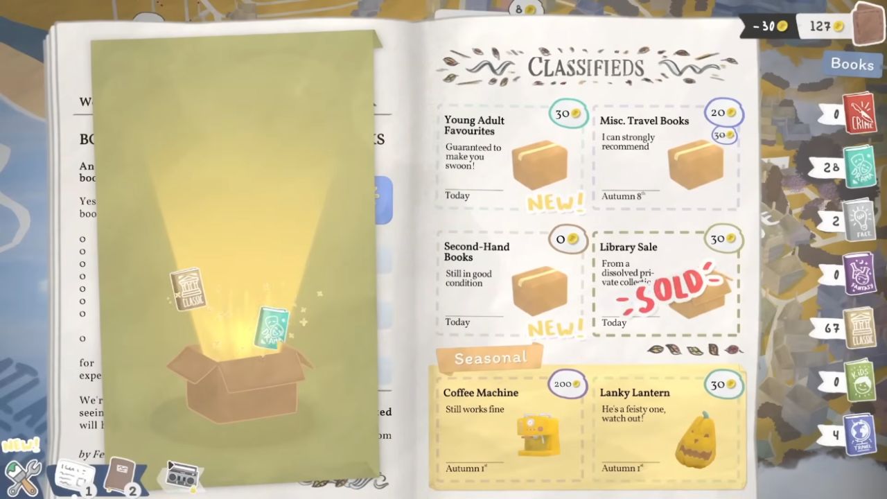 Tiny Bookshop, PC, Gameplay, Beginner's Guide, Gameplay Tips & Essentials, Screenshot, NoobFeed