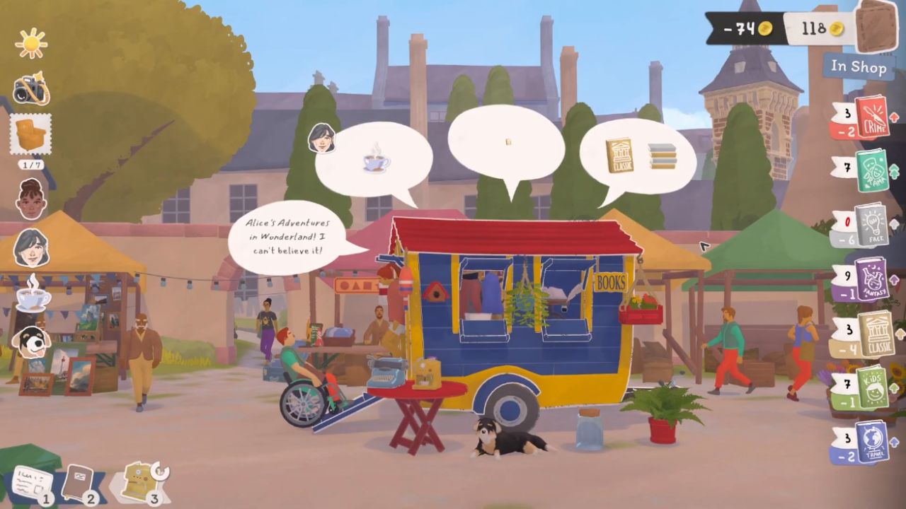 Tiny Bookshop, PC, Gameplay, Castle Ruins Challenges, Screenshot, NoobFeed