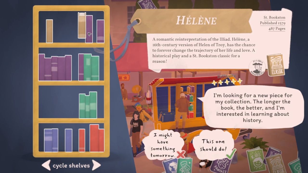 Tiny Bookshop, PC, Gameplay, Castle Ruins Challenges, Screenshot, NoobFeed