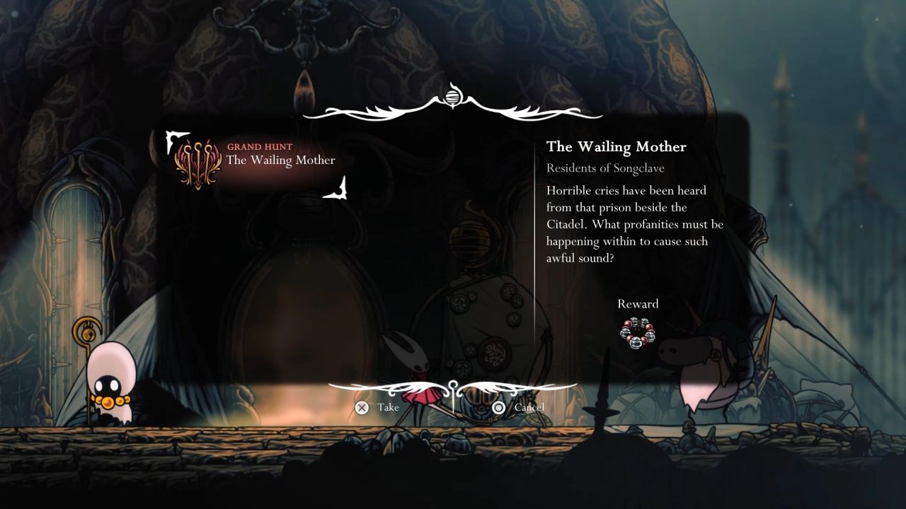 Hollow Knight: Silksong, Guide, How to Complete The Wailing Mother Wish