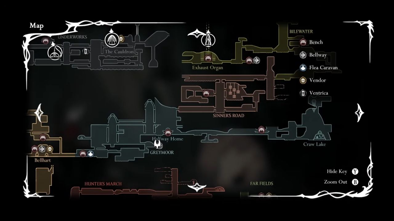 Hollow Knight: Silksong, Guide, How to Find Secret Path to Citadel