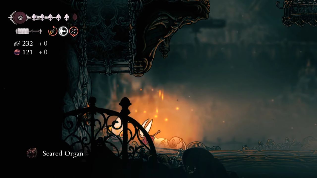 Hollow Knight: Silksong, PC, Gameplay, How To Get Seared Organ, Screenshot, NoobFeed