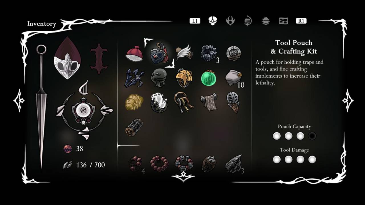 Hollow Knight: Silksong Guide, How To Get, All 8 Tool Pouch, & Crafting Kit Upgrades