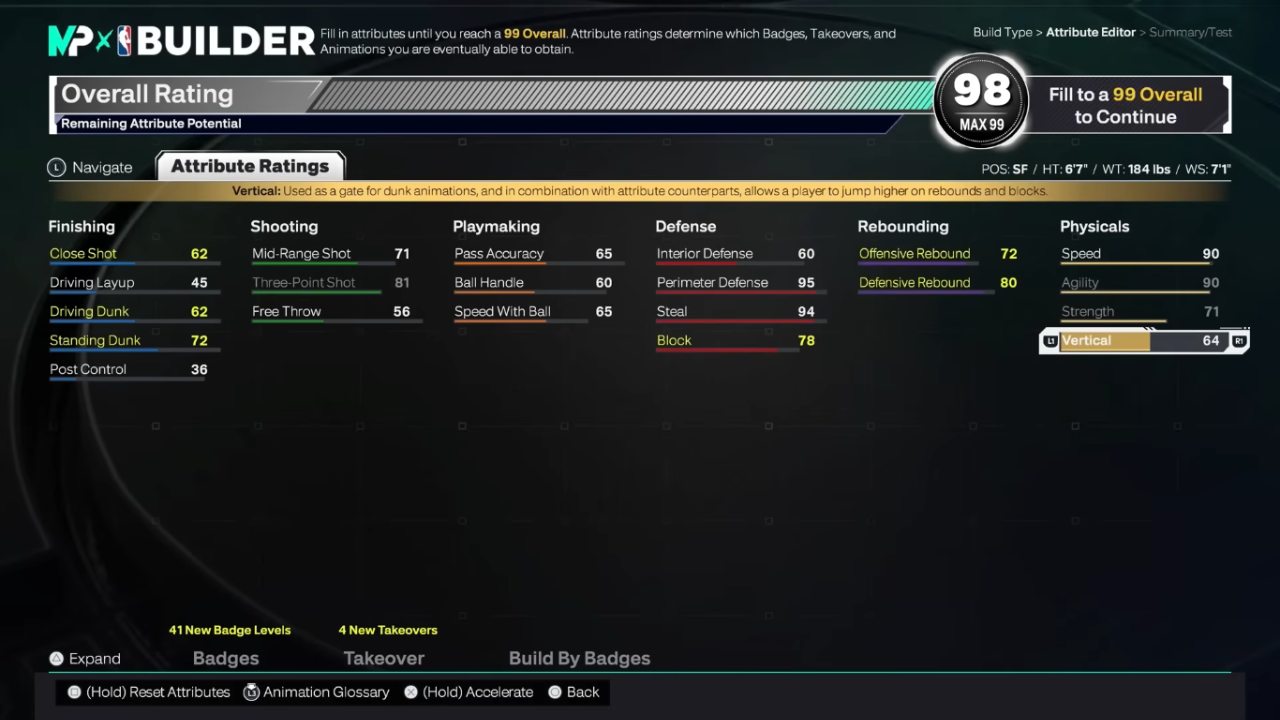 NBA 2K26, Small Forward, Build, Guide, Gameplay, MyPlayer, NoobFeed