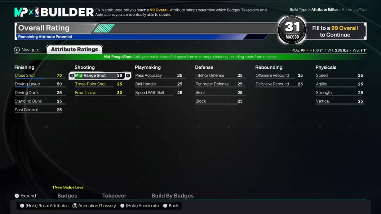 NBA 2K26, Power Forward, Build, Guide, Gameplay, MyPlayer, NoobFeed