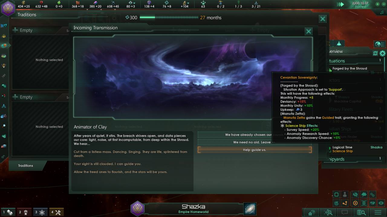Stellaris, Shadows of the Shroud, Guide, Gameplay, NoobFeed