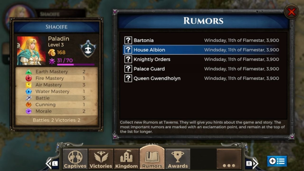 Puzzle Quest: Immortal, PC, Gameplay, Best Paladin Builds, (Easy Mode & All-Rounder), Screenshot, NoobFeed