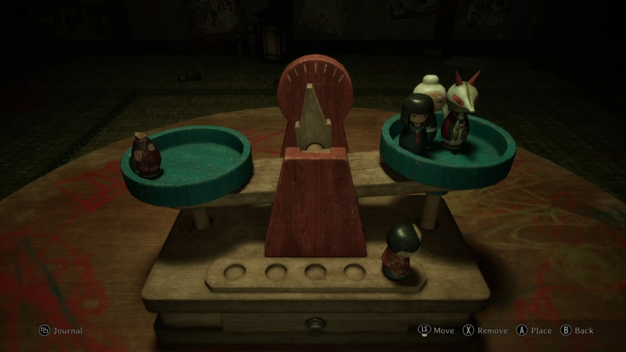 Silent Hill f, Guide, How to Solve The Scales Puzzle