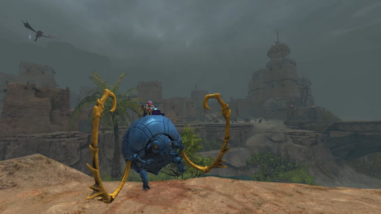 Guild Wars 2, PC, Gameplay, How to Get the Roller Beetle Mount Fast, Unlock Steps, Controls, Races & Tips, Screenshot, NoobFeed