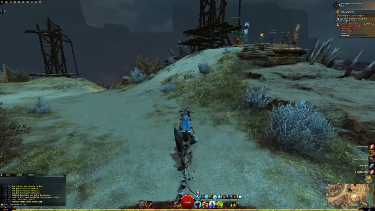 Guild Wars 2, PC, Gameplay, How to Get the Roller Beetle Mount Fast, Unlock Steps, Controls, Races & Tips, Screenshot, NoobFeed