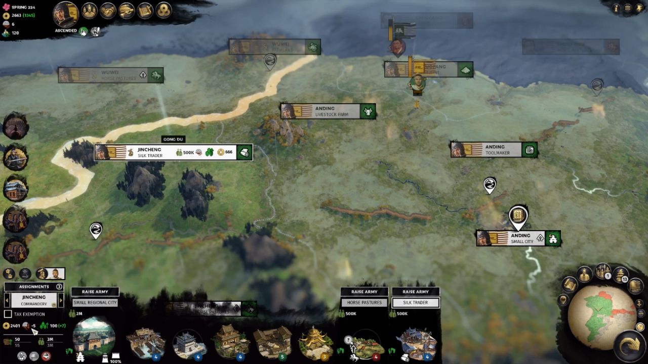 Total War: Three Kingdoms, PC, Gameplay, How to Speed Up Construction, Screenshot, NoobFeed
