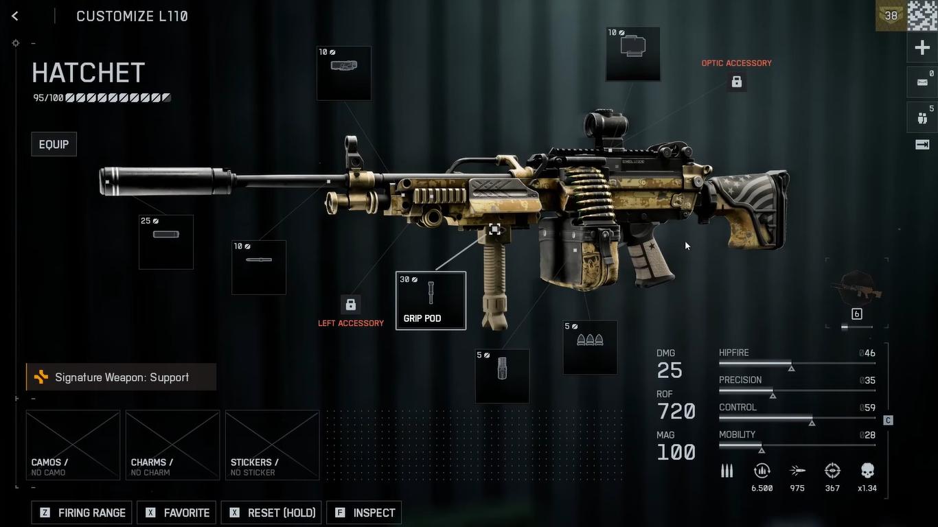 Battlefield 6, Best L110 Loadout, PC, Screenshot, Gameplay, NoobFeed