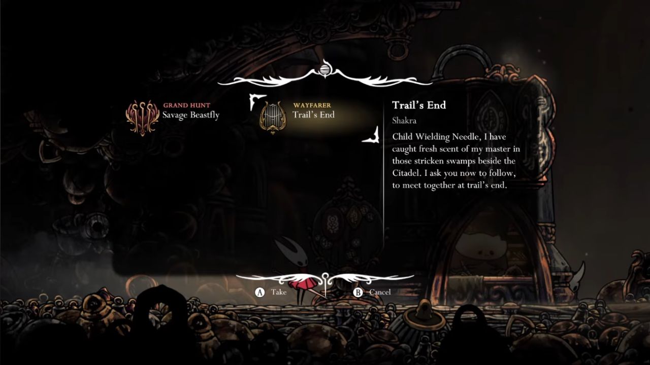 Hollow Knight: Silksong, Guide, How to Complete, the Trail's End Quest