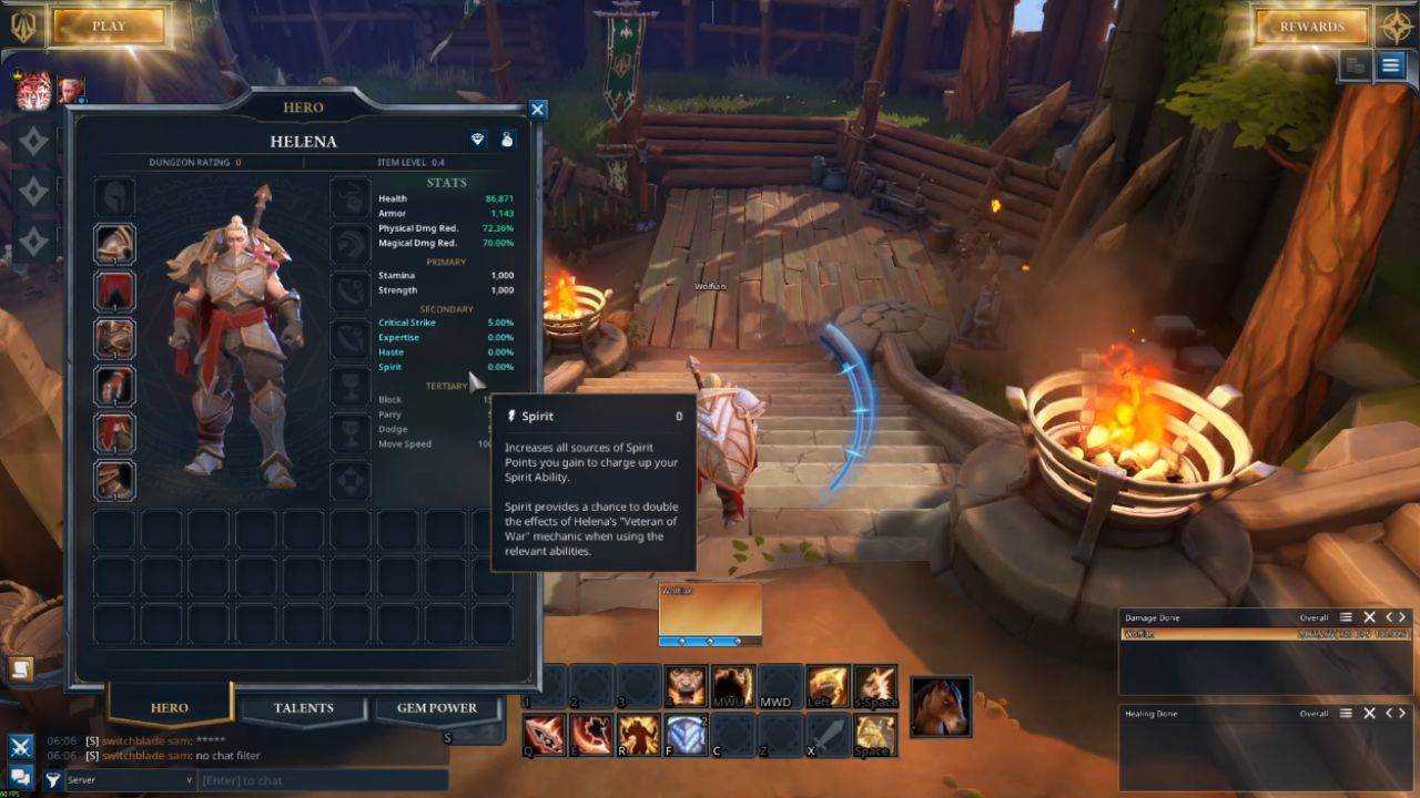 Fellowship, PC, Gameplay, Best Helena Tank Build & Rotation, Screenshot, NoobFeed