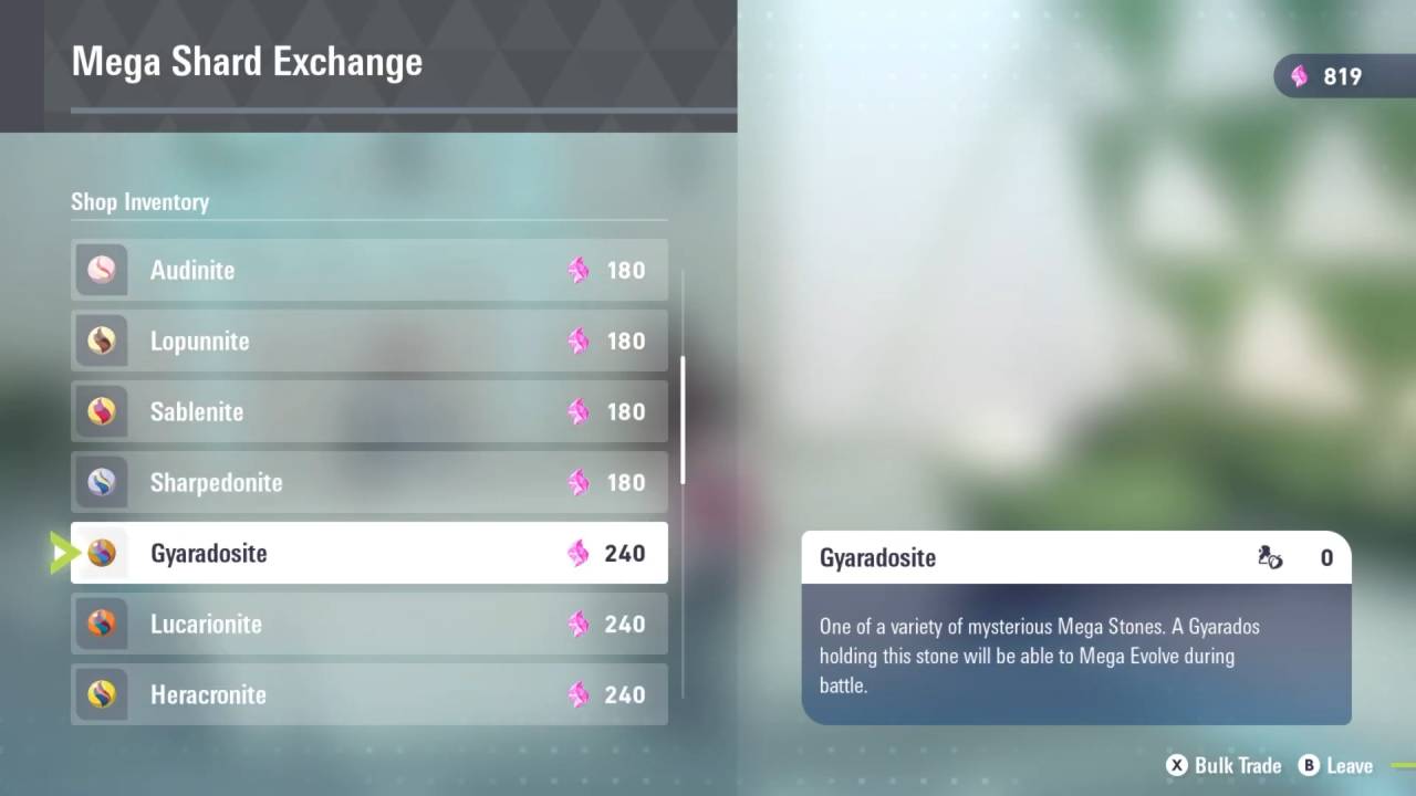 Pok&eacute;mon Legends: Z-A, Guide, Acquiring the Gyaradosite for Mega Evolution, Nintendo Switch 2, Gameplay, Screenshot, NoobFeed
