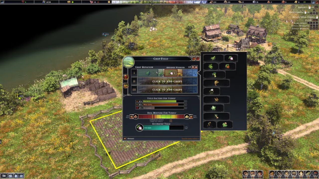 Farthest Frontier, PC, Gameplay, Best Farm Placement & Fertility Management (Early–Mid Game), Screenshot, NoobFeed