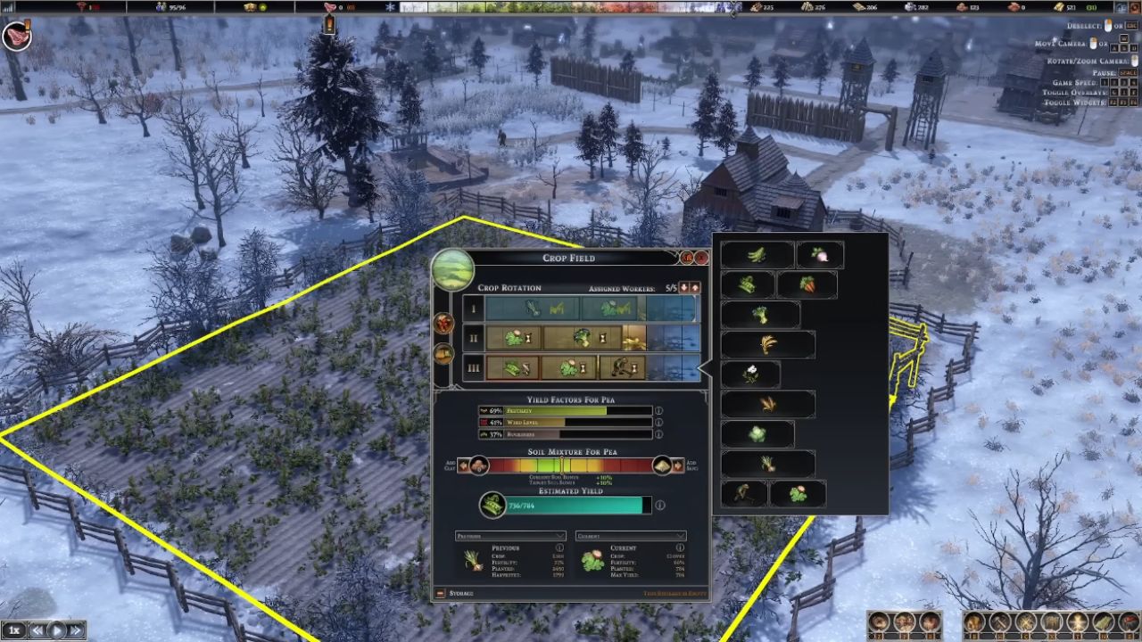 Farthest Frontier, PC, Gameplay, Best Crop Rotations & Soil Fertility Explained, Screenshot, NoobFeed