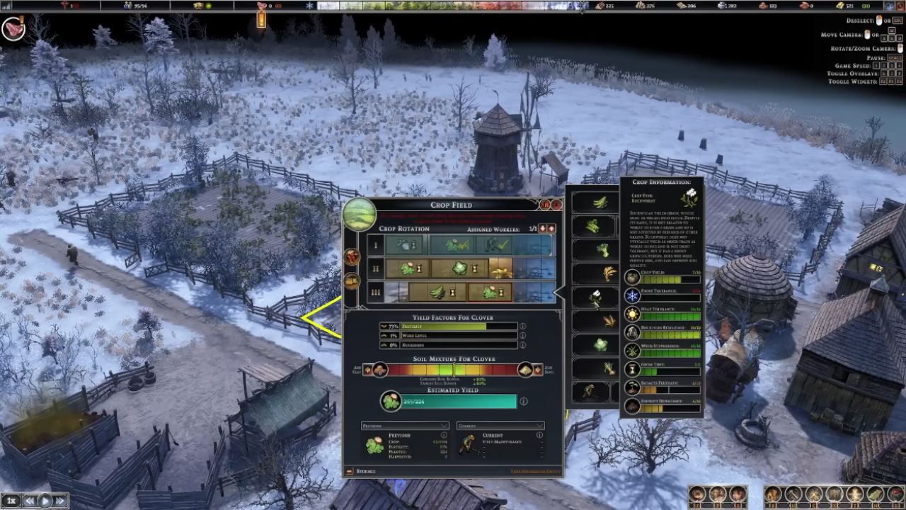Farthest Frontier, PC, Gameplay, Best Crop Rotations & Soil Fertility Explained, Screenshot, NoobFeed