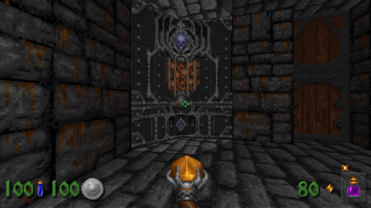 Heretic + Hexen, PC, Gameplay, All Secrets in The Docks, Screenshot, NoobFeed