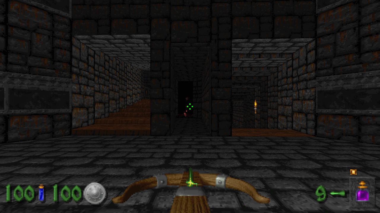 Heretic + Hexen, PC, Gameplay, All Secrets in The Docks, Screenshot, NoobFeed