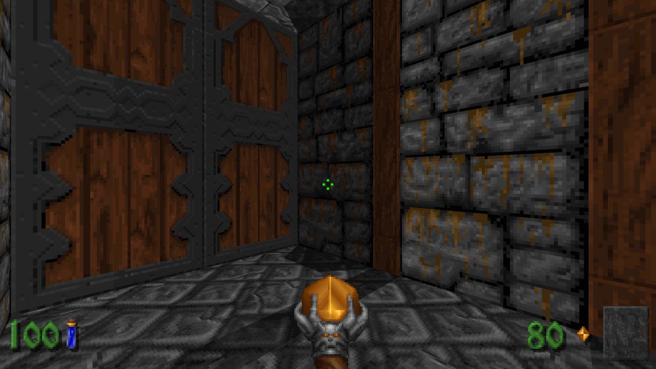 Heretic + Hexen, PC, Gameplay, All Secrets in the Dungeons, Screenshot, NoobFeed