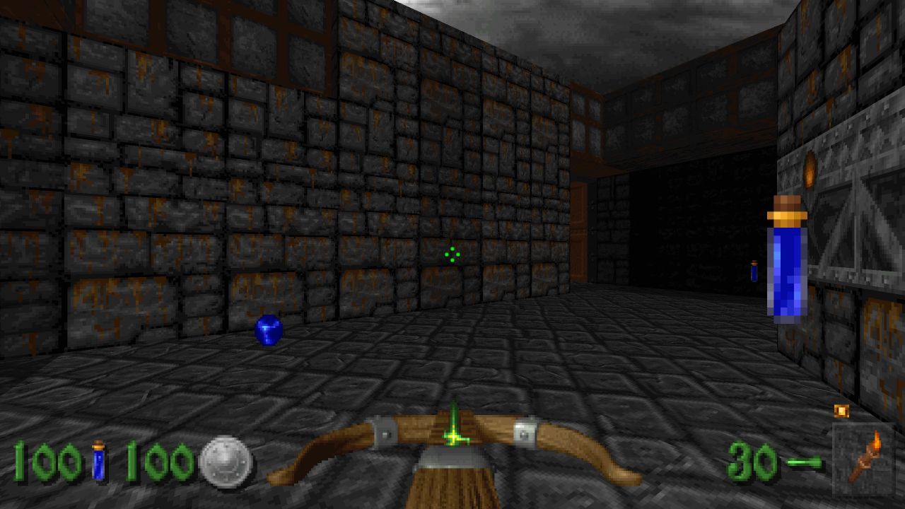 Heretic + Hexen, PC, Gameplay, All Secrets in the Dungeons, Screenshot, NoobFeed