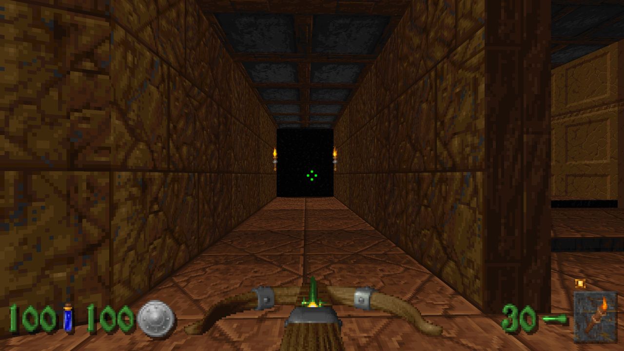 Heretic + Hexen, PC, Gameplay, All Secrets in the Dungeons, Screenshot, NoobFeed