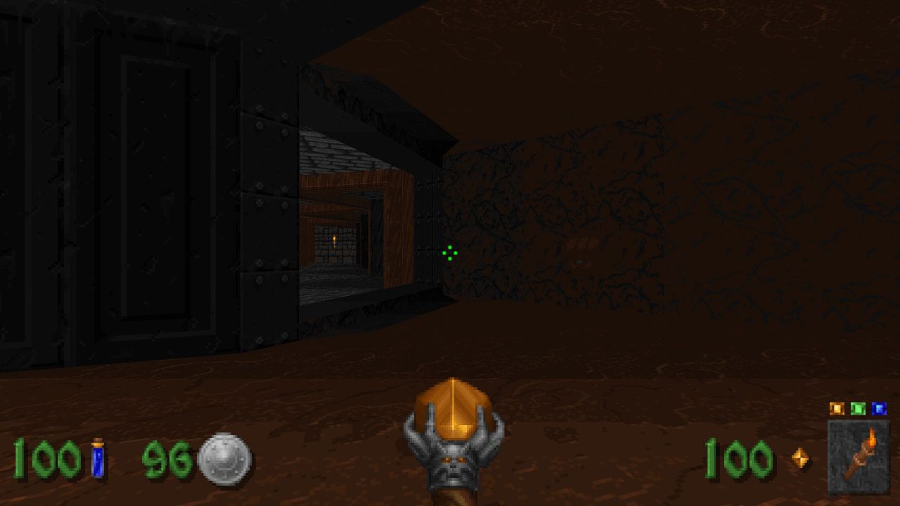 Heretic + Hexen, PC, Gameplay, All Secrets in the Dungeons, Screenshot, NoobFeed