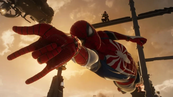 Spider-Man 3 Peter shooting his webs