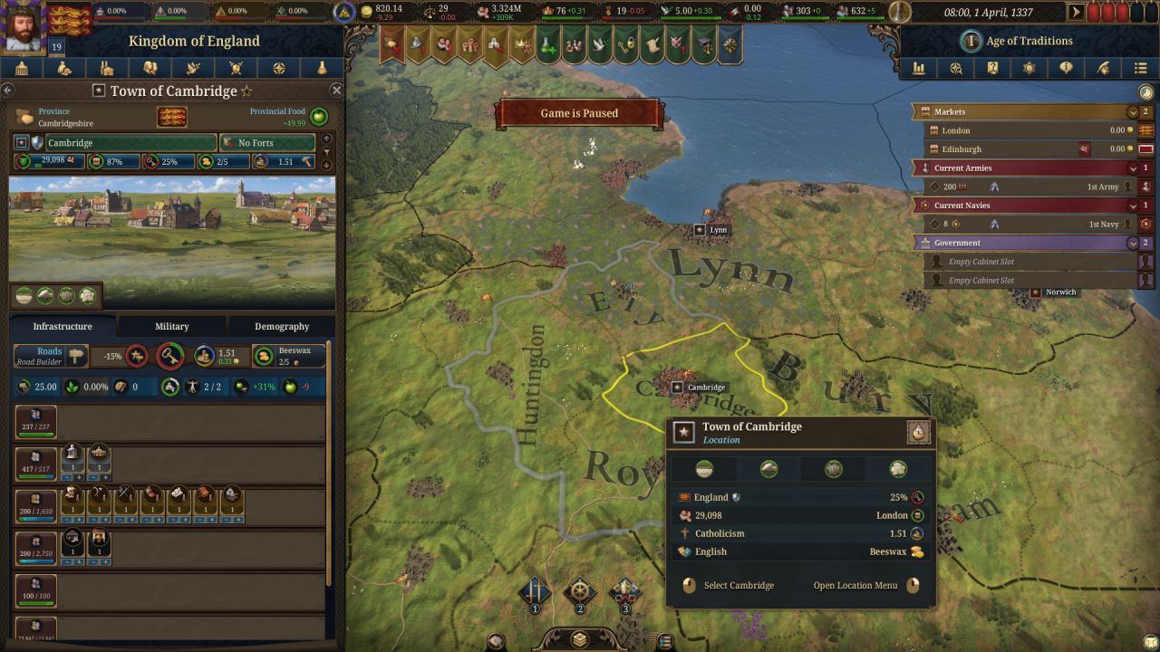 Europa Universalis V, Review, Gameplay, NoobFeed