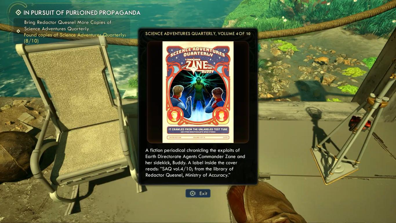 The Outer Worlds 2, All 10 Science Adventures Quarterly Volume Magazine Location, PC, Screenshot, Gameplay, NoobFeed