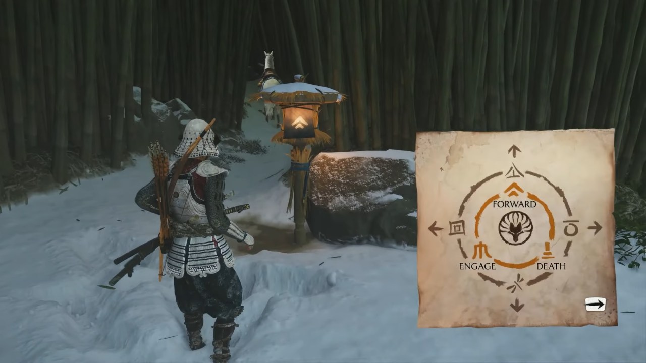 Ghost of Yōtei, Guide, How to Enter Closed Building in Sentinel Forest, Fox Puzzle Solution