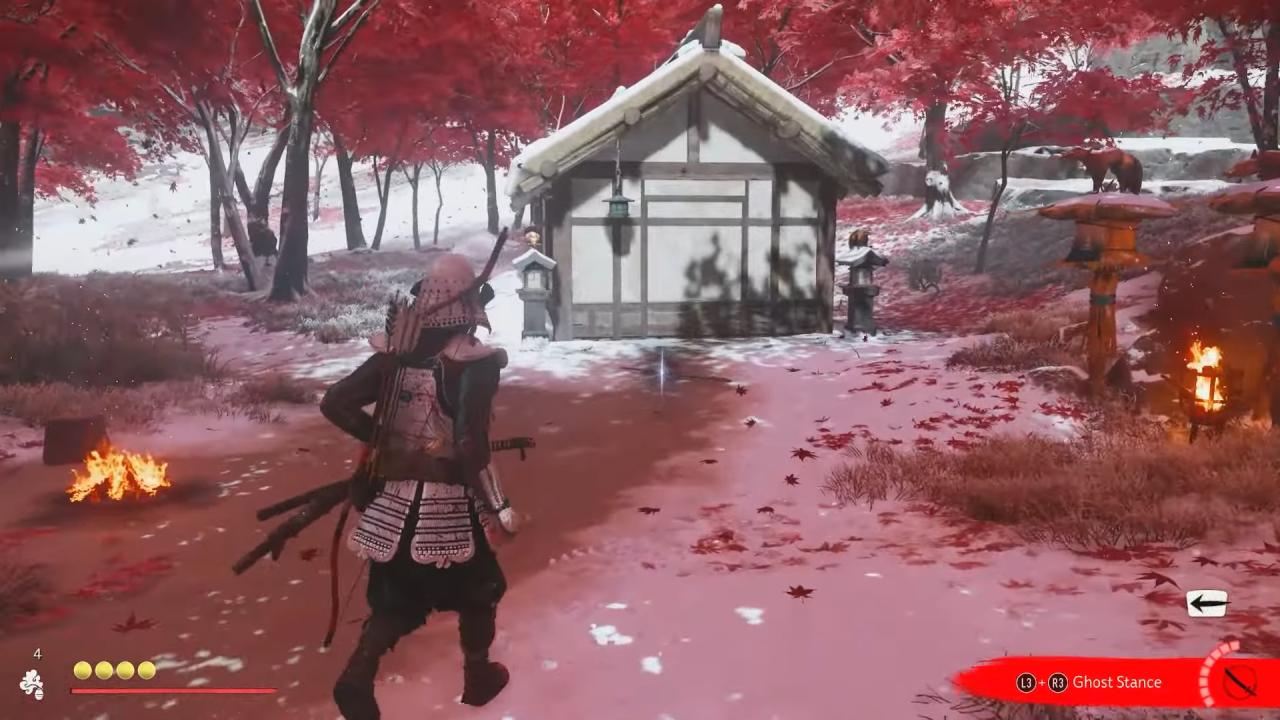 Ghost of Yōtei, Guide, How to Enter Closed Building in Crimson Forest, Fox Puzzle Solution