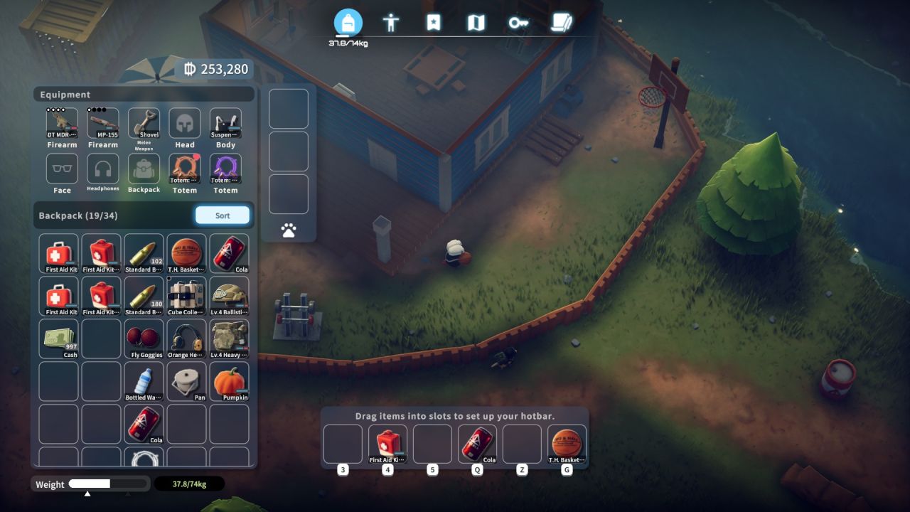 Escape From Duckov, PC, Gameplay, How to Get the Black Injector, Flaming AK-47, Screenshot, NoobFeed