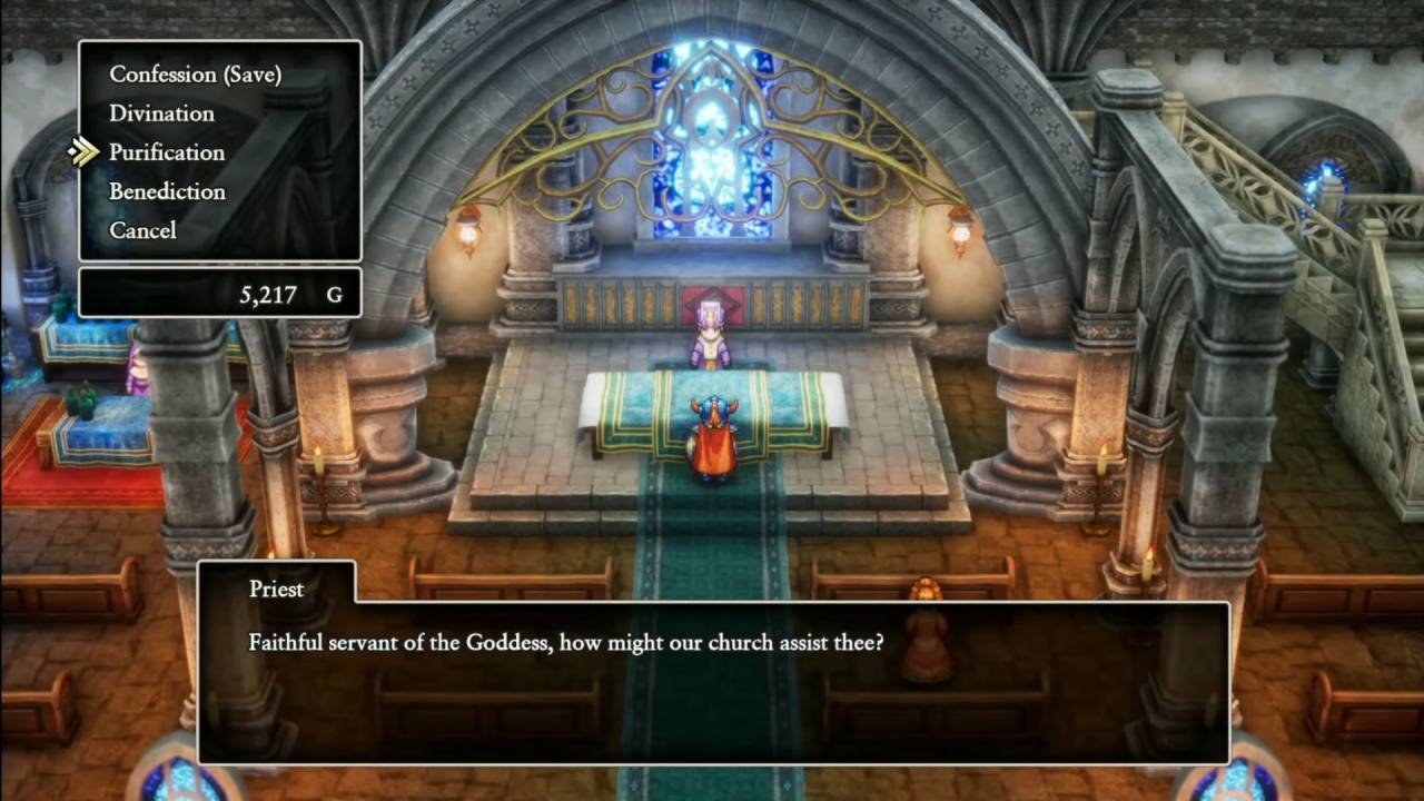 Dragon Quest II HD-2D Remake, Guide, How to Remove Cursed Equipment
