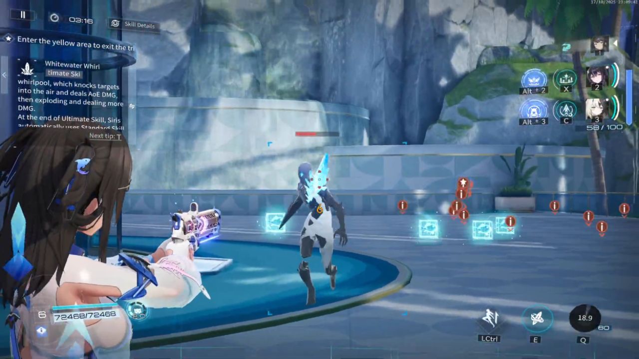 Snowbreak: Containment Zone, PC, Gameplay, How to Play Siris Effectively, Screenshot, NoobFeed