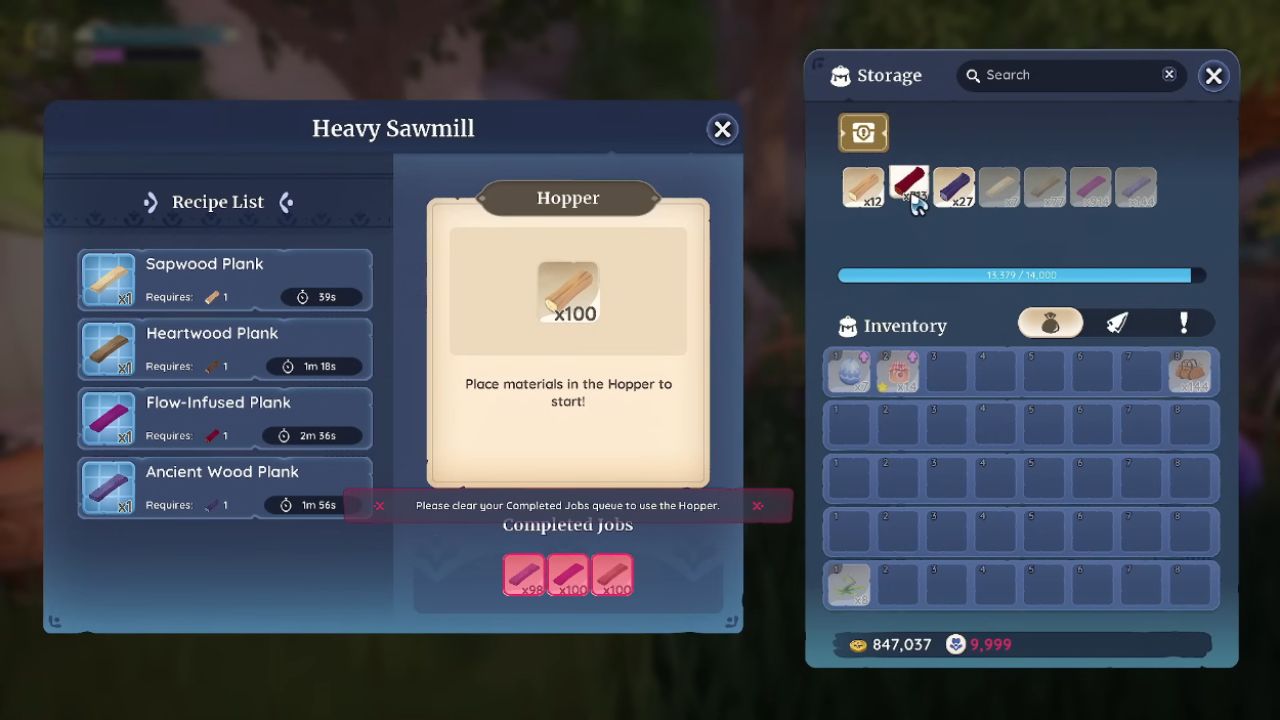 Palia, PC, Gameplay, How to Manage Inventory Efficiently, Screenshot, NoobFeed