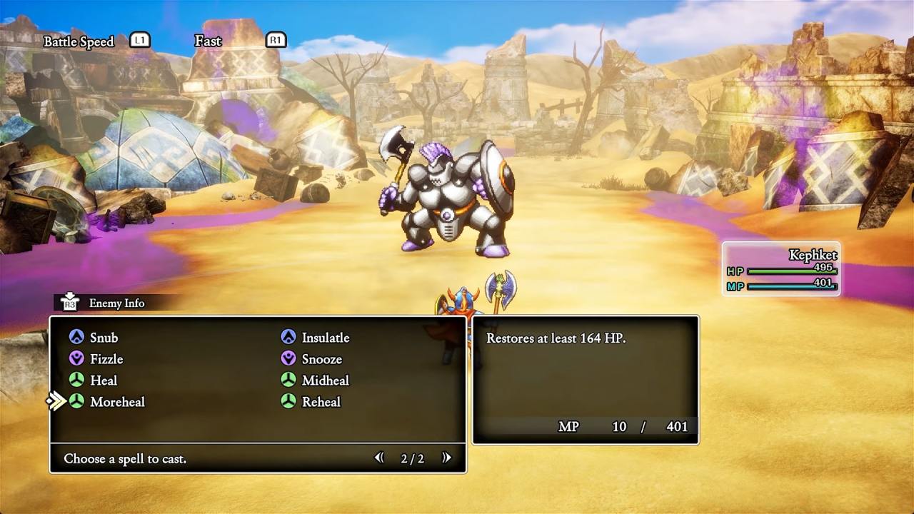Dragon Quest I HD-2D Remake, Guide, How to Beat Knight Aberrant Boss