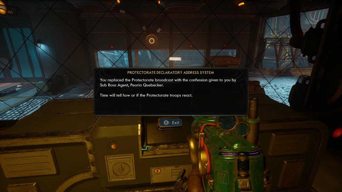 The Outer Worlds 2, Confession of a Sub-Finagler Quest, PC, Screenshot, Gameplay, NoobFeed