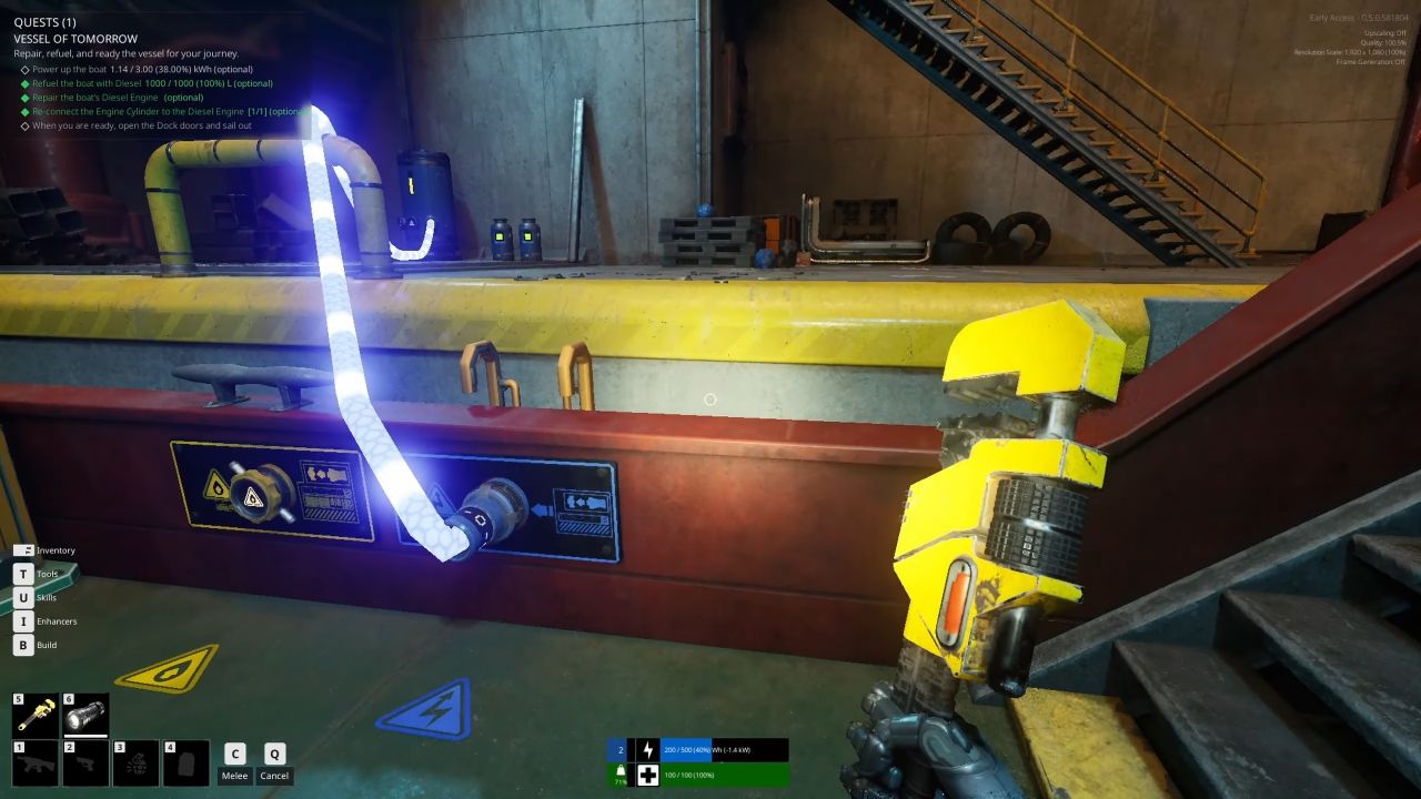 The Last Caretaker, Guide, How to Complete Vessel of Tomorrow Quest