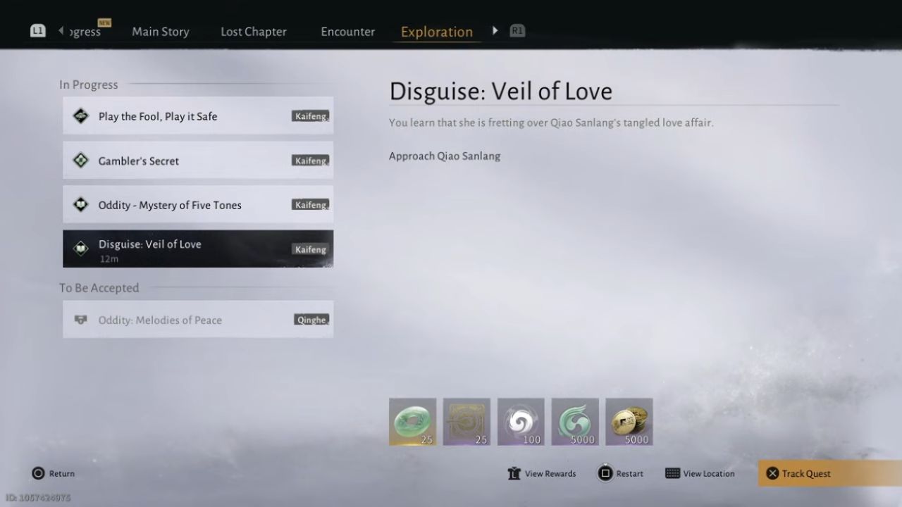 Where Winds Meet, PC, Gameplay, How To Complete The Veil of Love Disguise Quest, Screenshot, NoobFeed