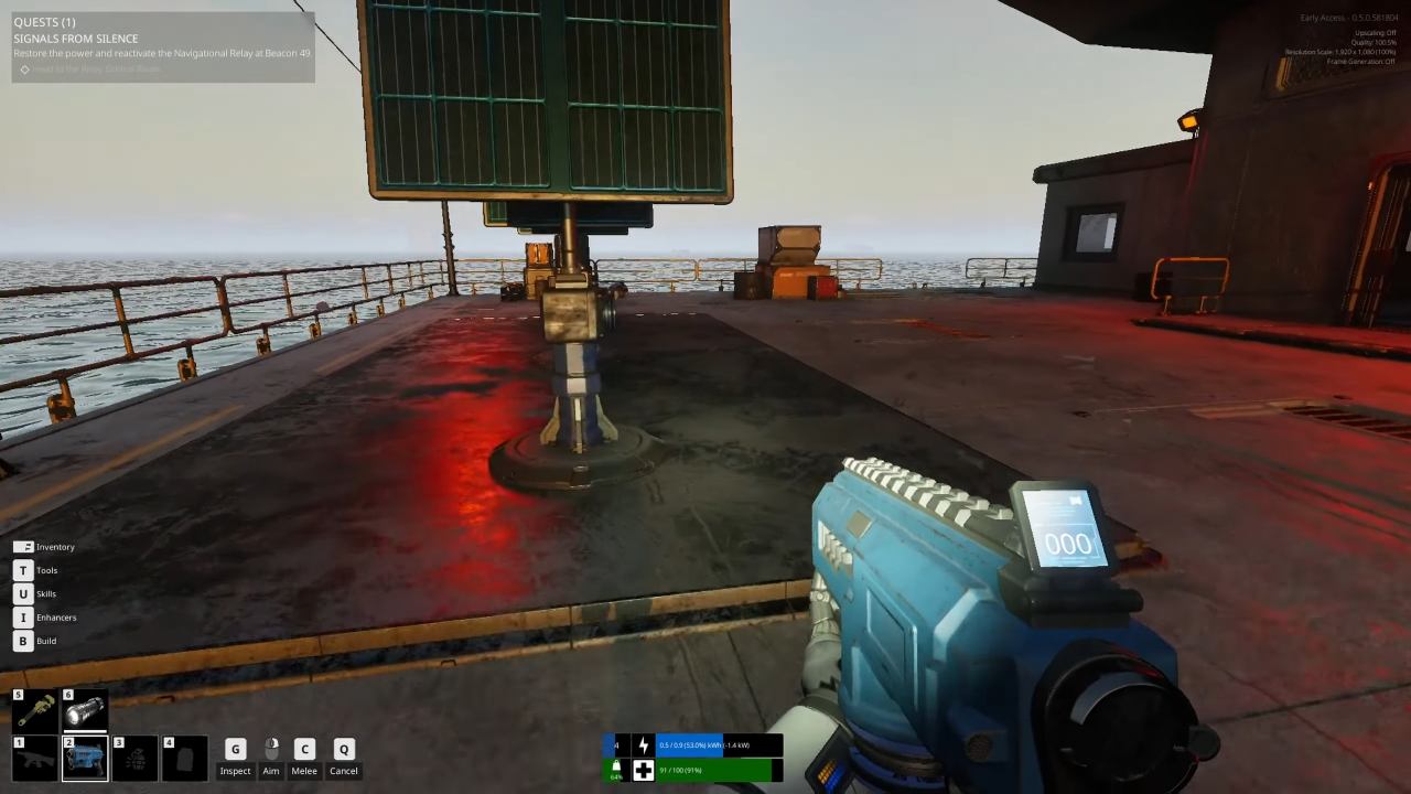The Last Caretaker, Guide, How to Switch Pistol